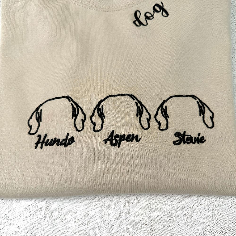 Sudadera personalizada con el nombre de tu mascota en la manga, regalo para amantes de las mascotas
