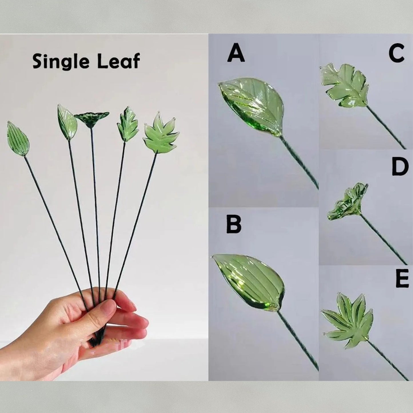 Fleur en verre personnalisée pour le mois de naissance, cadeaux uniques pour maman, grand-mère, fête des mères, idées cadeaux de Noël