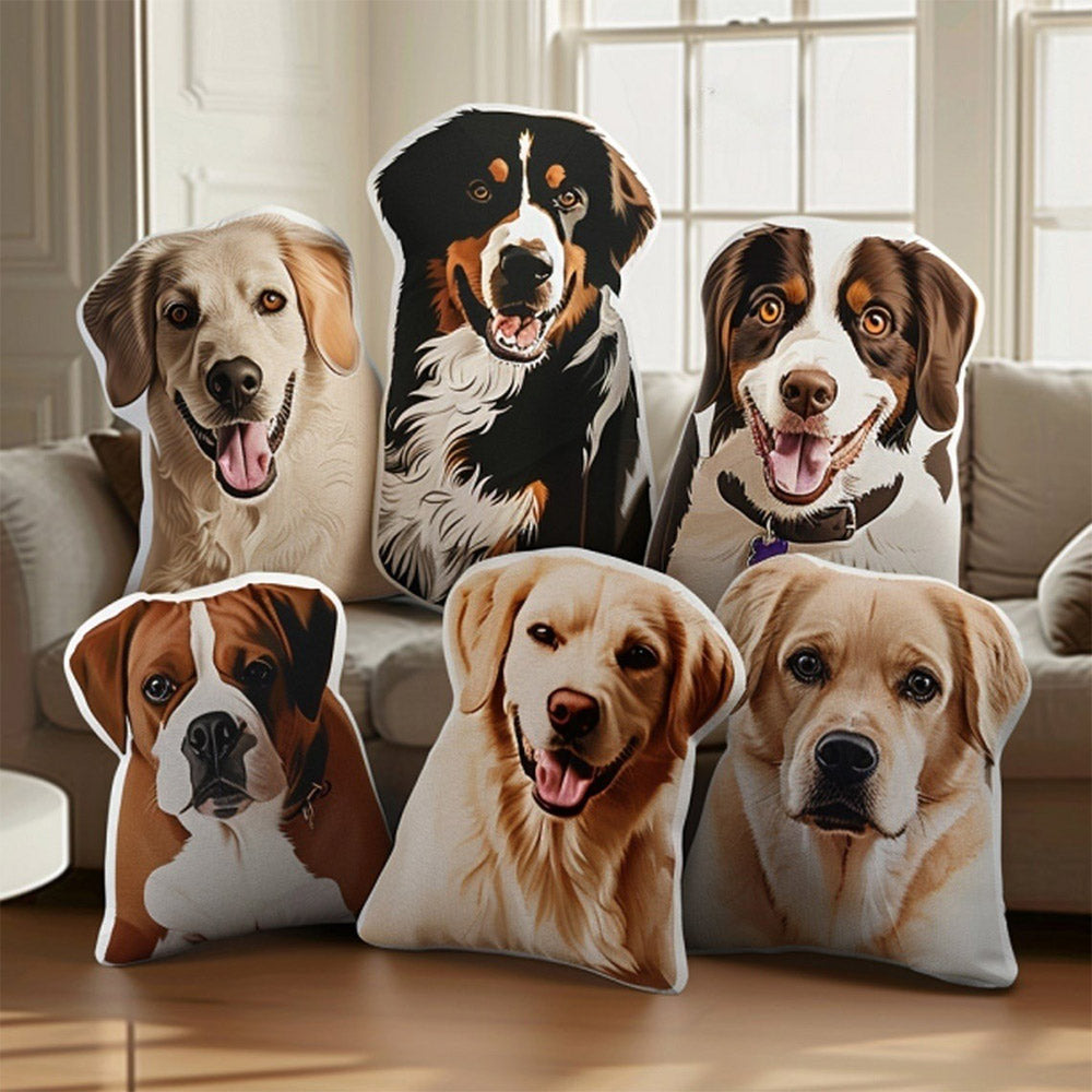 Custom Pet Shaped Pillow Christmas Gift Pet Memorial Gift for Pet Lovers