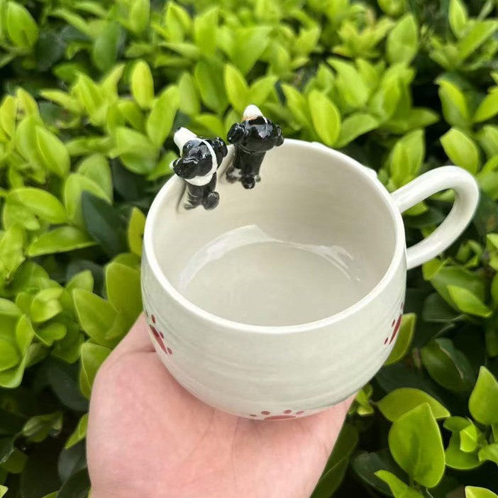 Personalized Pet Figure Mug with Name Birthday Christmas Pet Memorial Gifts for Pet Lovers