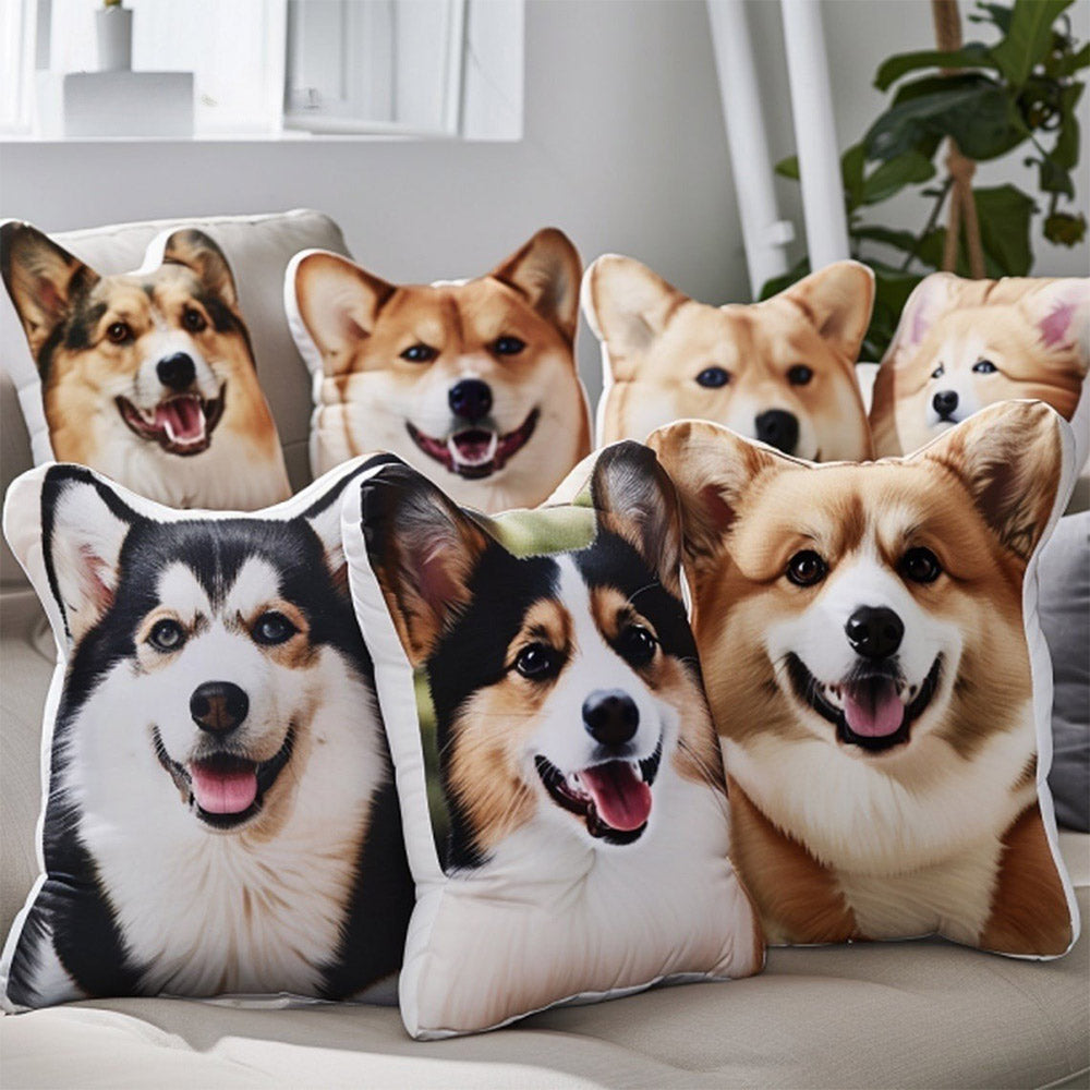 Custom Pet Shaped Pillow Christmas Gift Pet Memorial Gift for Pet Lovers
