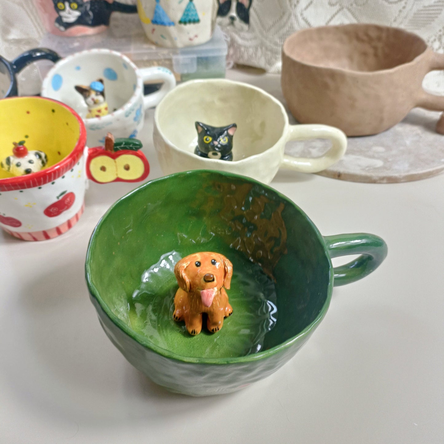 Personalized Pet Figure Mug Birthday Valentines Anniversary Gift for Pet Lovers