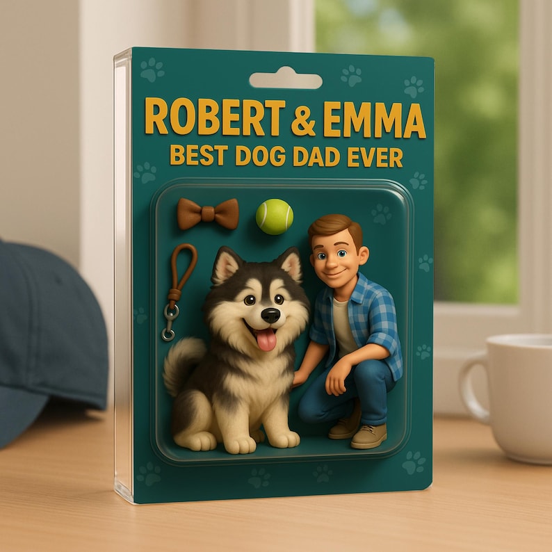 Personalisierter Futterlöffel mit Hundepfotenabdruck und Namen, Geschenk für Hundeliebhaber