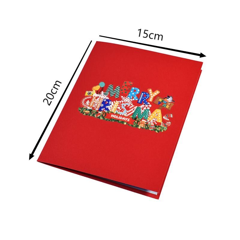 Tarjeta de regalo emergente 3D - 16