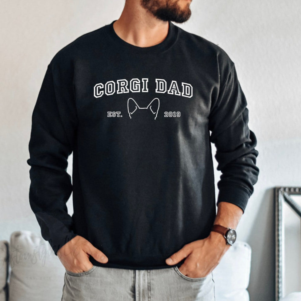 Sudadera con capucha bordada personalizada con retrato de mascota, regalo para dueños de perros y amantes de los gatos.
