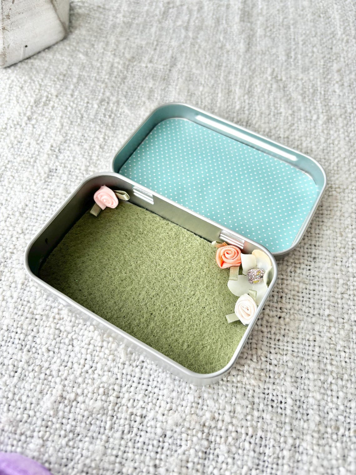Pocket Pet Cat in a Tin – Mini Travel Toy Cat Playset Custom Pet Figurine Unique Gift for Pet Lovers