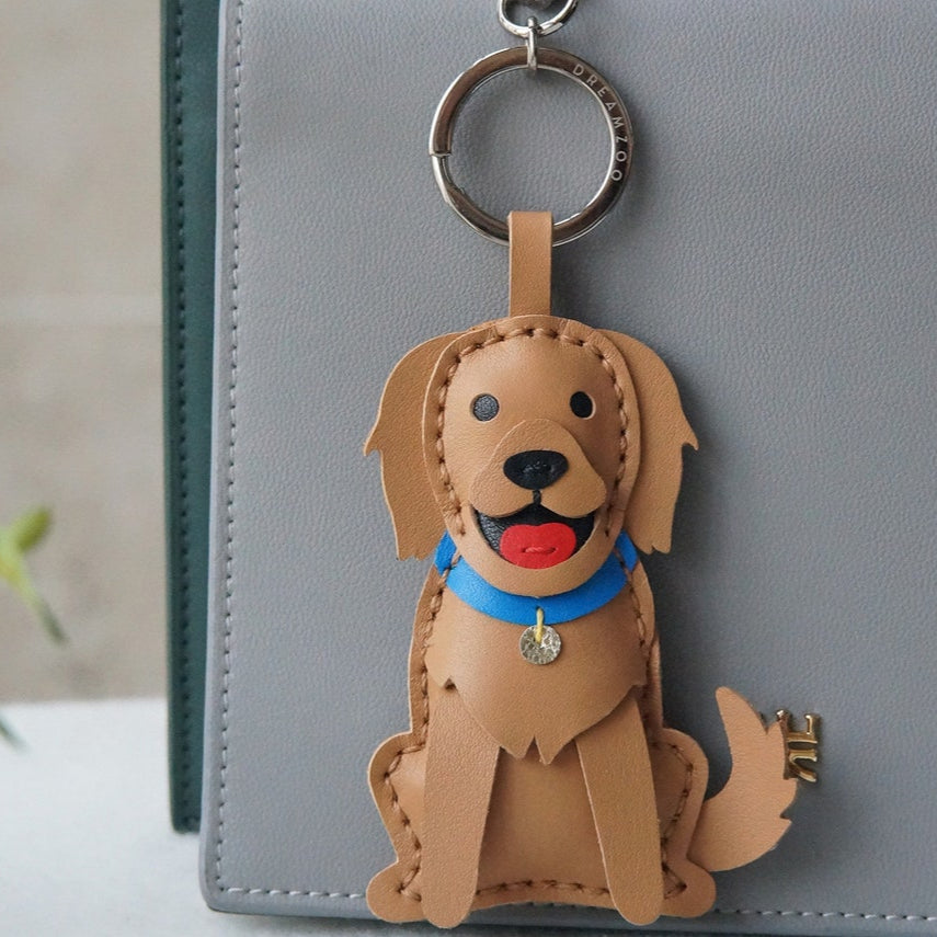 Porte-clés personnalisé en cuir avec portrait d'animal de compagnie, breloque de sac, cadeau commémoratif de Noël pour les amoureux des chiens et des chats