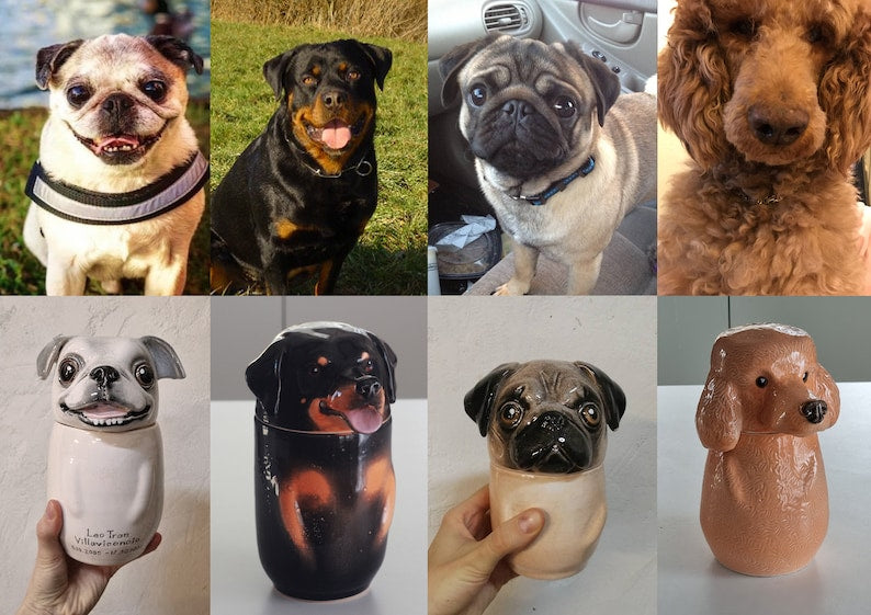 Personalisiertes besticktes Haustiergesicht und Haustiername Sweatshirt Hundeportrait bestickt Crewneck Haustierliebhaber Geschenk