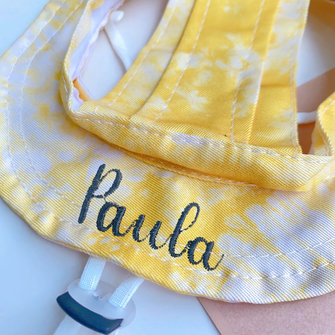 Custom Bucket Hat for Dogs & Cats – Embroidered Pet Hat with Name, Sun Protection Puppy Cap, Cute Travel Pet Accessories