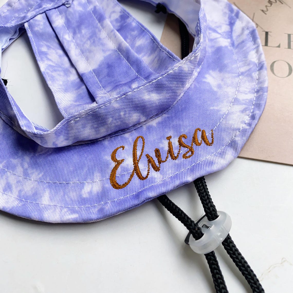 Custom Bucket Hat for Dogs & Cats – Embroidered Pet Hat with Name, Sun Protection Puppy Cap, Cute Travel Pet Accessories