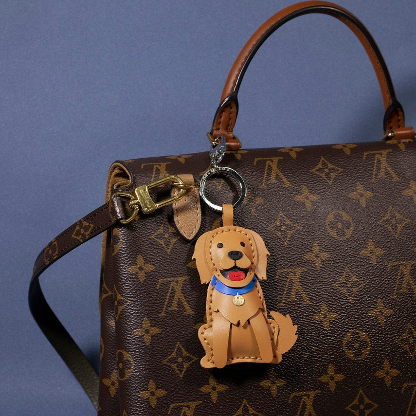 Porte-clés personnalisé en cuir avec portrait d'animal de compagnie, breloque de sac, cadeau commémoratif de Noël pour les amoureux des chiens et des chats