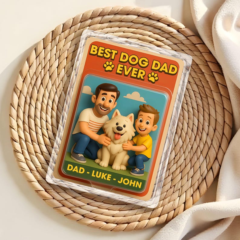 Cuchara para comida con huella de pata de perro personalizada y nombre, regalo para amantes de los perros
