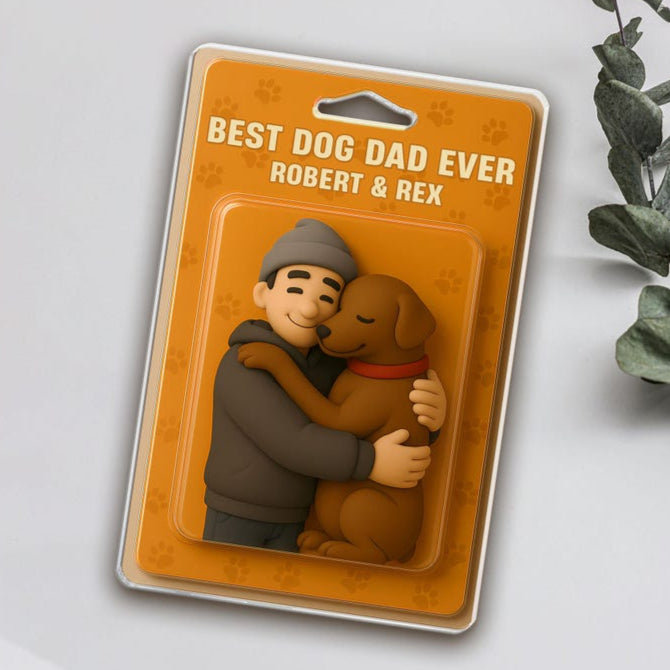 Personalisierter Futterlöffel mit Hundepfotenabdruck und Namen, Geschenk für Hundeliebhaber