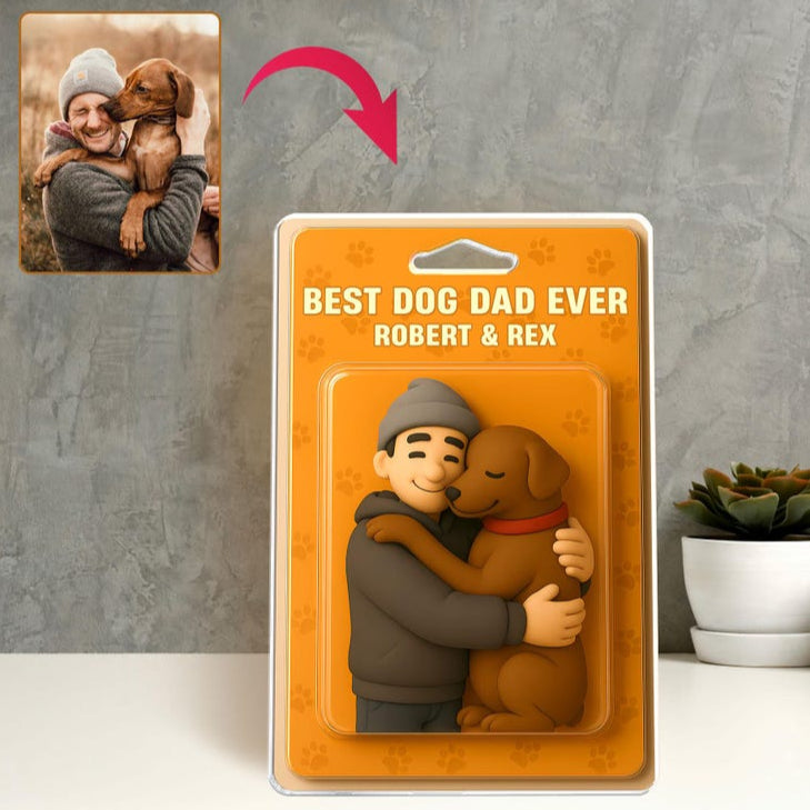 Personalisierter Futterlöffel mit Hundepfotenabdruck und Namen, Geschenk für Hundeliebhaber