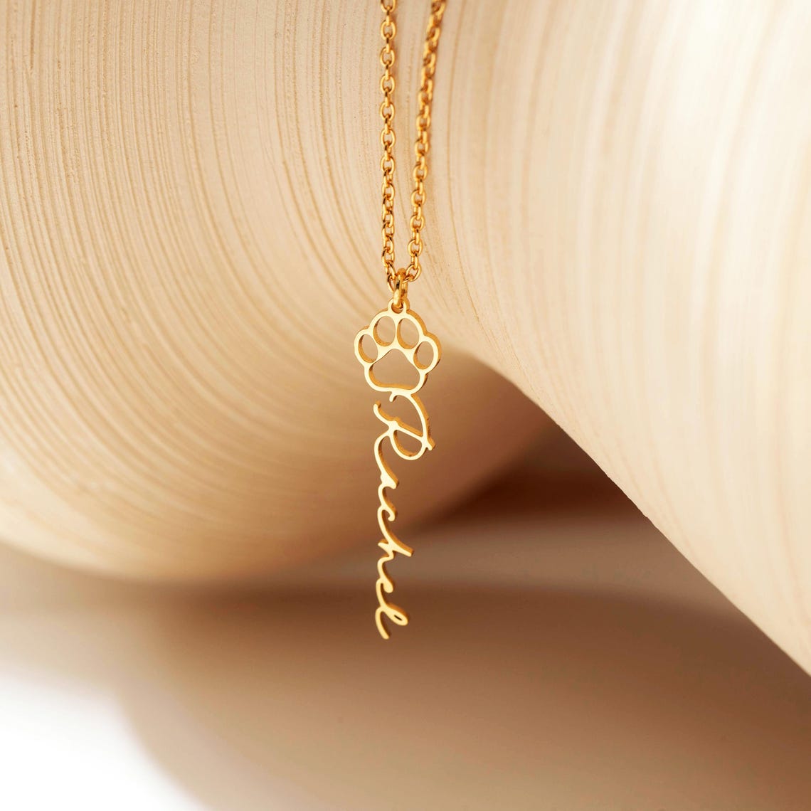 Personalized Pet Name Necklace Unique Gift Idea Pet Lover Gift