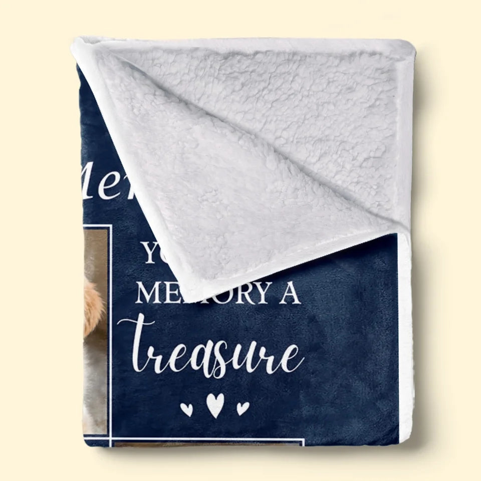 Personalized Dog Memorial Photo Blanket Sympathy Gift For Pet Lovers Christmas Gift for Dog Lovers