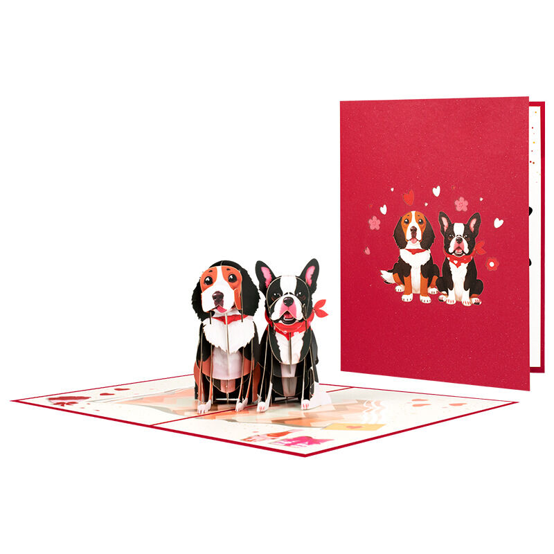 3D-Pop-Up-Geschenkkarte für Haustiere-3