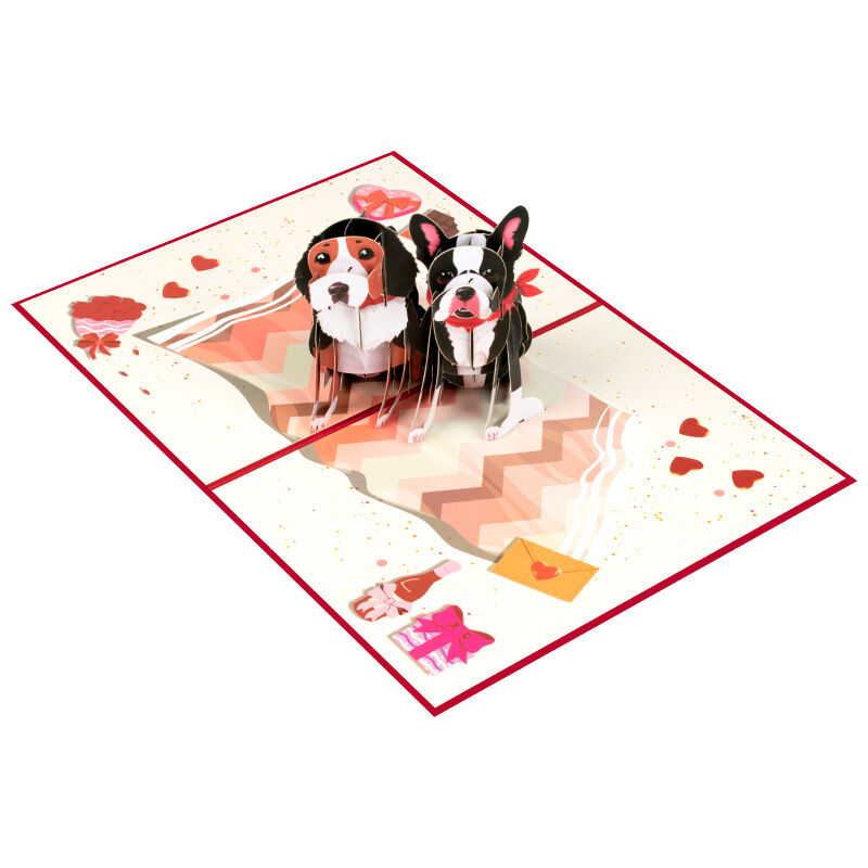 3D-Pop-Up-Geschenkkarte für Haustiere-3