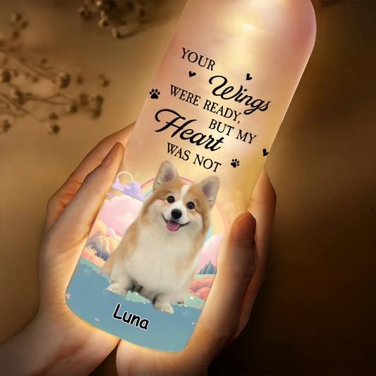 Veilleuse photo personnalisée en forme de patte de chien, cadeau commémoratif pour les amoureux des animaux