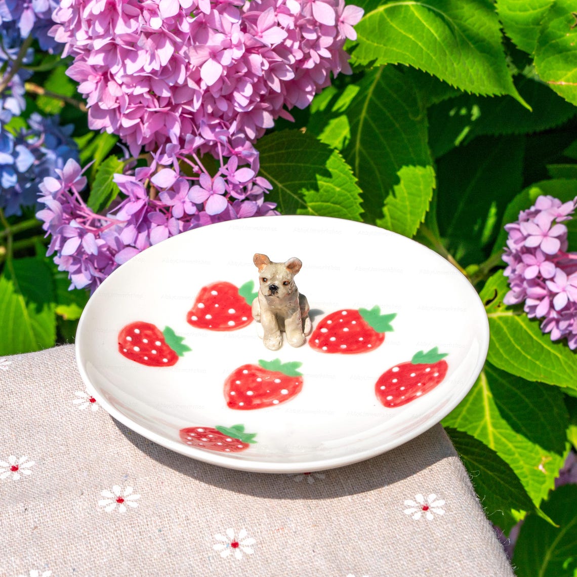 Custom Dog Cat Figurine Jewelry Dish Gift For Pet Parents Dog Mom/Dad Chrismas Keepsake Gift