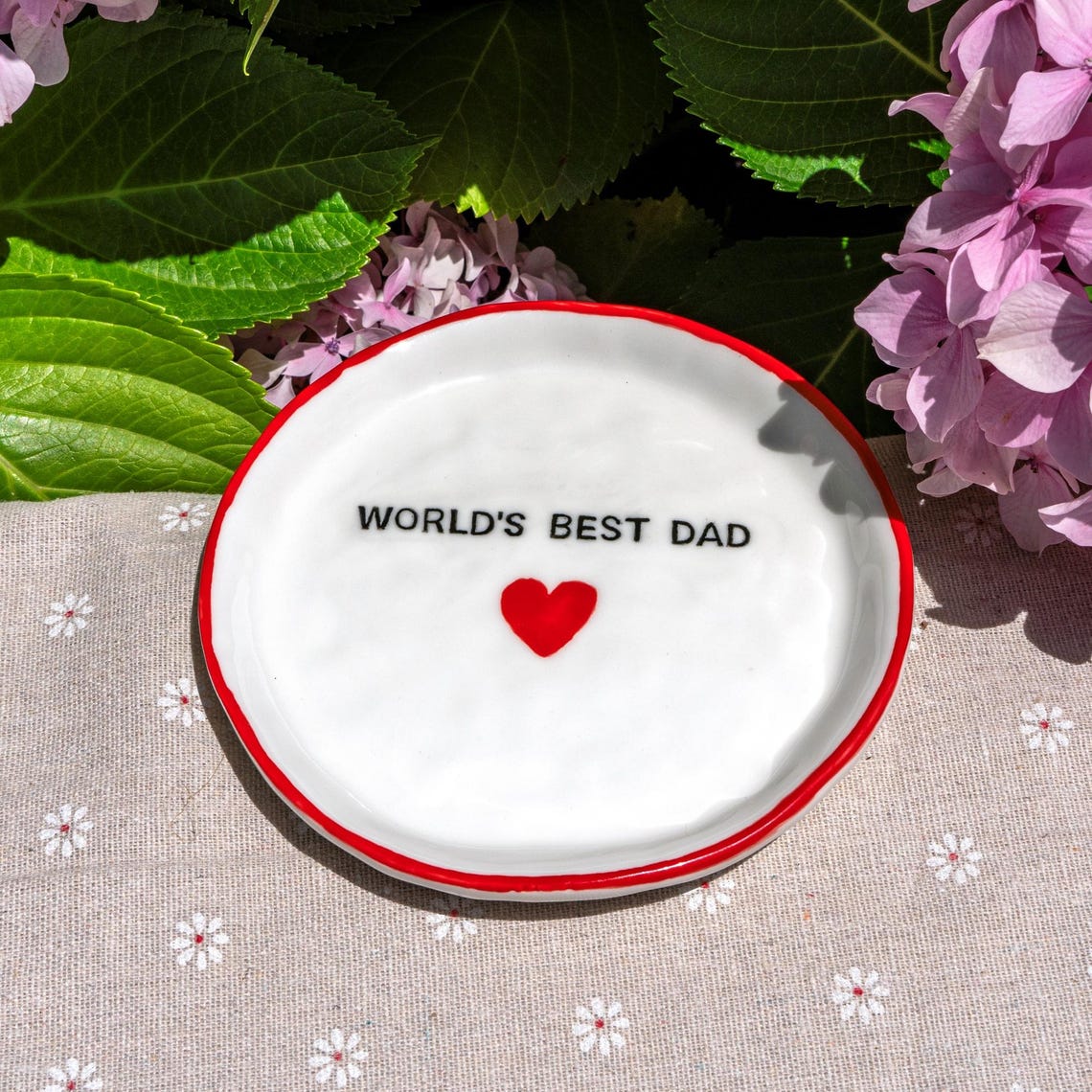 Custom Dog Cat Figurine Jewelry Dish Gift For Pet Parents Dog Mom/Dad Chrismas Keepsake Gift