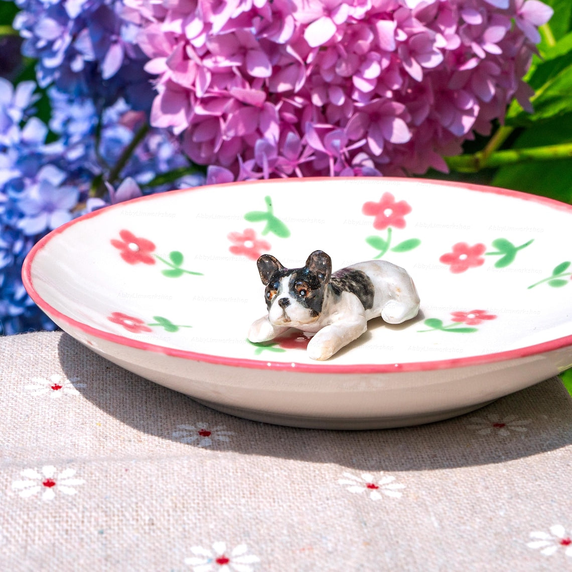 Custom Dog Cat Figurine Jewelry Ring Dish Gift For Pet Lovers Chrismas Keepsake Gift
