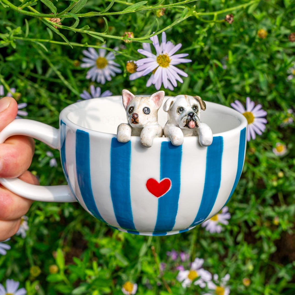 Personalized Pet Figure Mug Birthday Christmas Keepsake Gift for Dog Cat Lovers