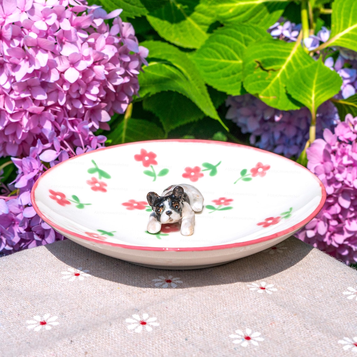 Custom Dog Cat Figurine Jewelry Ring Dish Gift For Pet Lovers Chrismas Keepsake Gift