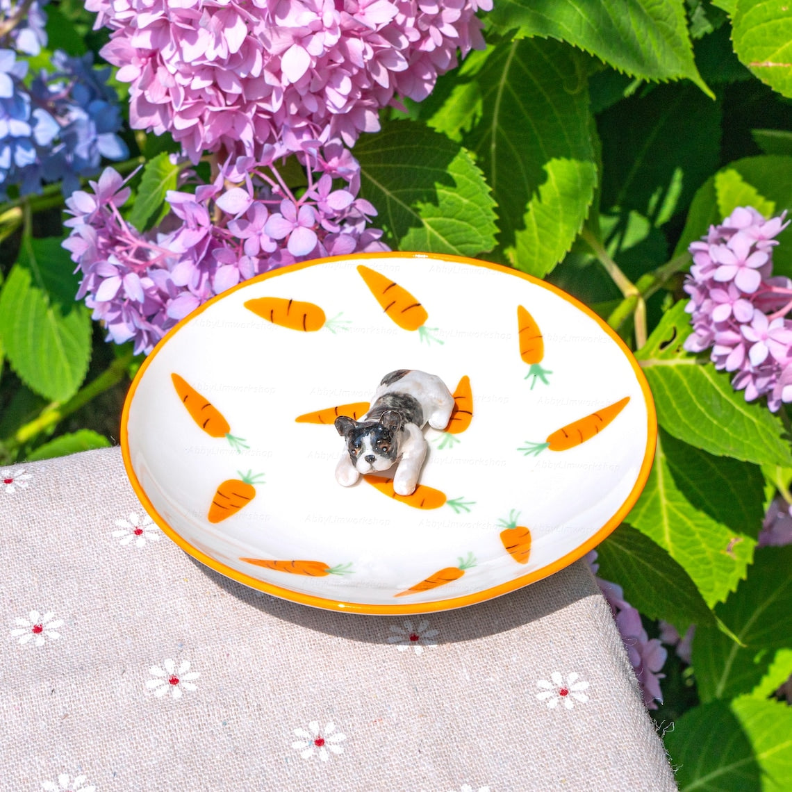 Custom Dog Cat Figurine Jewelry Ring Dish Gift For Pet Lovers Chrismas Keepsake Gift