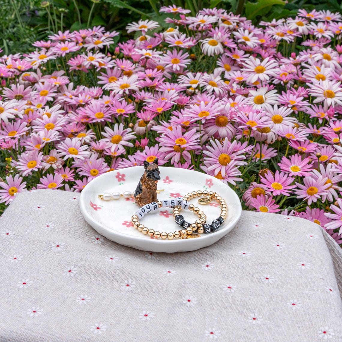 Figurine personnalisée pour animaux de compagnie, plat à bijoux, souvenir de Noël, cadeau pour les amoureux des chiens et des chats