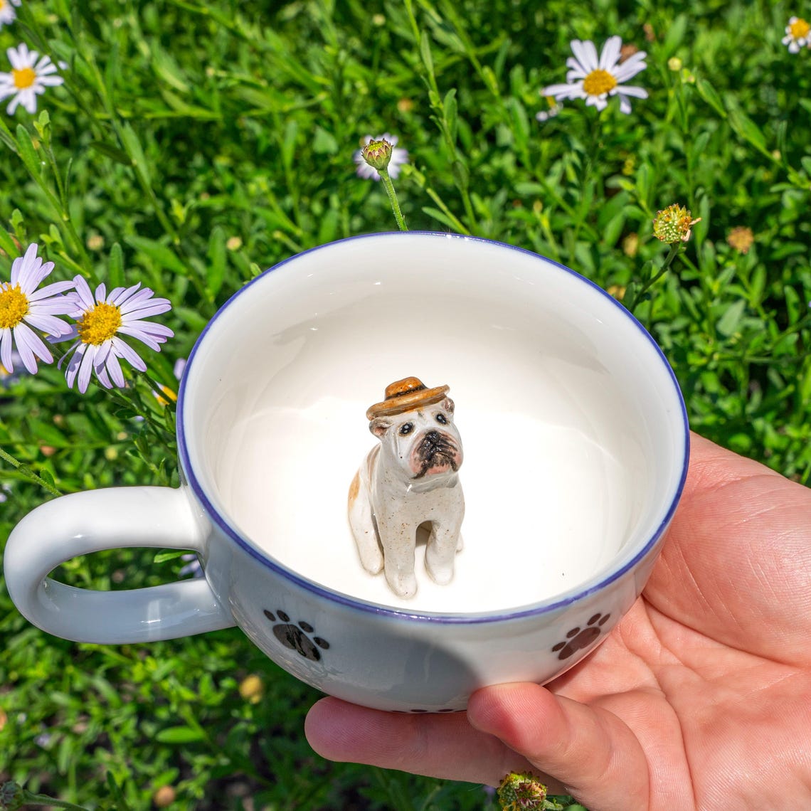 Personalized Pet Figure Mug Birthday Christmas Keepsake Gift for Dog Cat Lovers