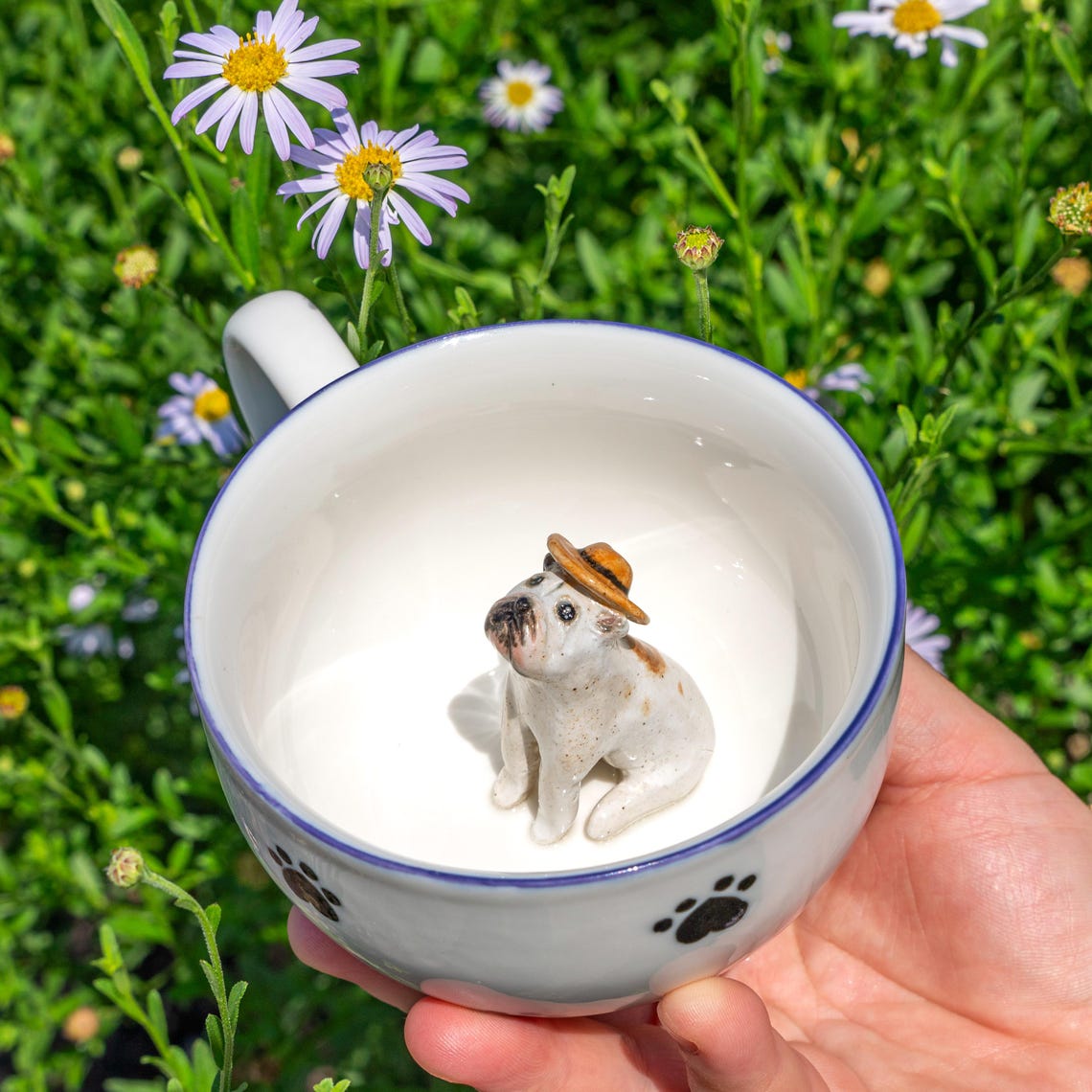 Personalized Pet Figure Mug Birthday Christmas Keepsake Gift for Dog Cat Lovers