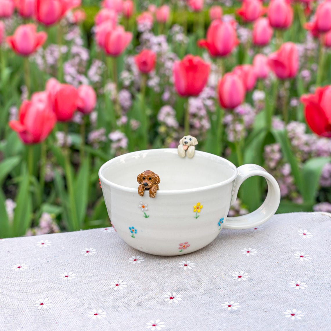 Personalized Pet Figure Mug Birthday Christmas Keepsake Gift for Dog Cat Lovers