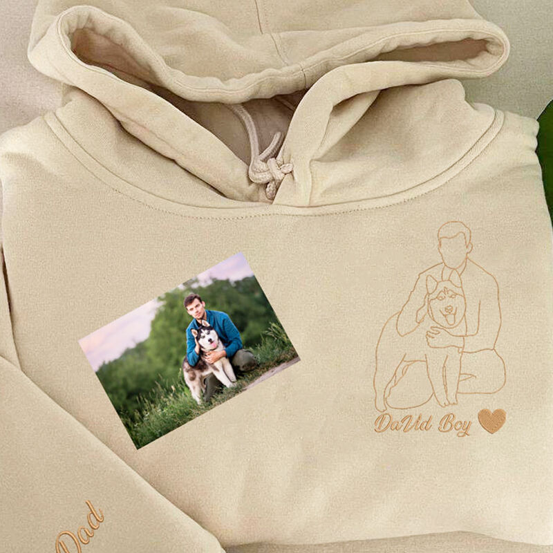 Personalisiertes Papa-Shirt mit Kindernamen am Arm, individuelles Papa-T-Shirt in Komfortfarben, Est Date Daddy-T-Shirt, Geschenk zum Vatertag, Kindernamen am Arm