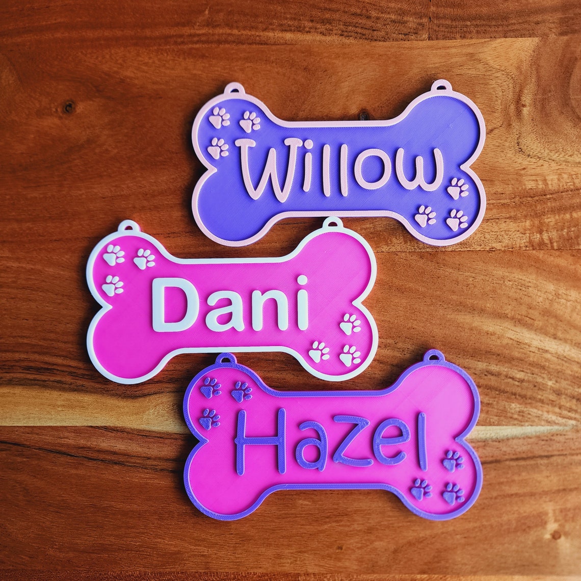 Personalized Dog Bone Crate Sign with Name Gift for Pet Lovers