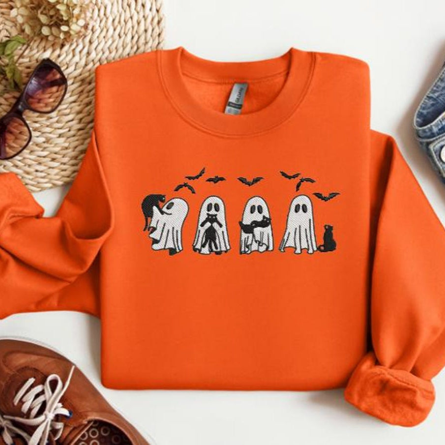 Sweat-shirt chat noir d'Halloween, sweat à capuche saison effrayante, cadeau d'Halloween pour les amoureux des animaux