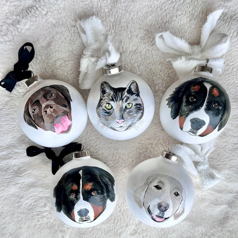 Personalisiertes besticktes Haustiergesicht und Haustiername Sweatshirt Hundeportrait bestickt Crewneck Haustierliebhaber Geschenk
