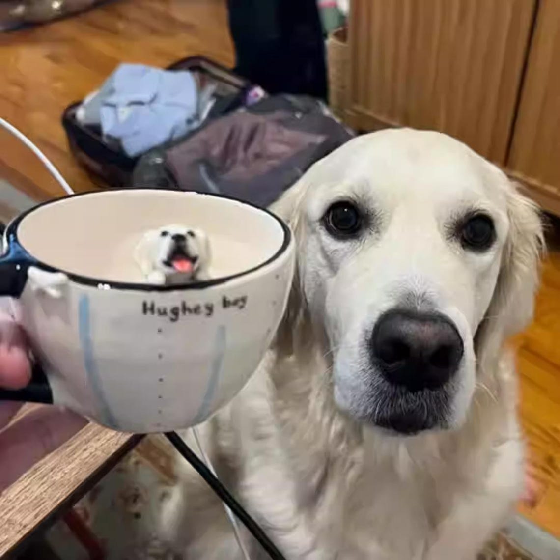 Custom Pet Figurine Mug with Name – Handmade Cat & Dog Ceramic Coffee Cup, Unique Christmas Gift for Pet Lovers