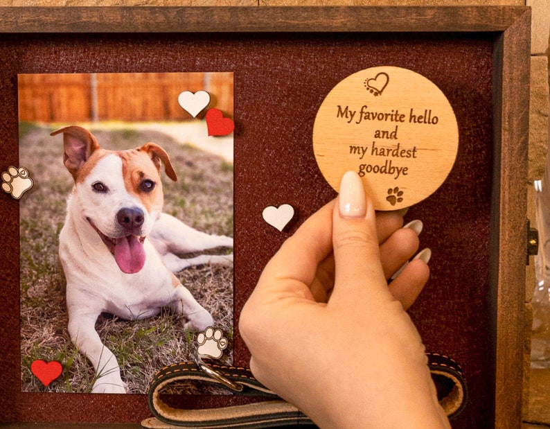Personalized Pet Memorial Shadow Box Pet Keepsake Frame Gift for Dog Cat Lovers
