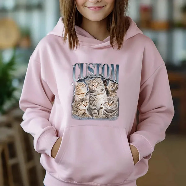 Custom Photo Vintage Tee For Pet Lovers