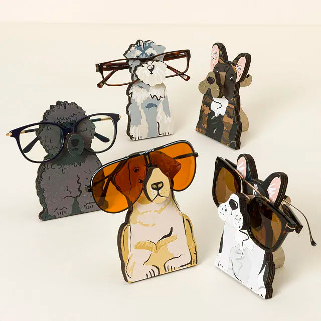 Custom Dog Portrait Pooch Eyeglass Holder – Unique Gift for Pet Lovers