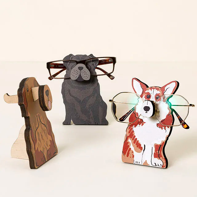Custom Dog Portrait Pooch Eyeglass Holder – Unique Gift for Pet Lovers