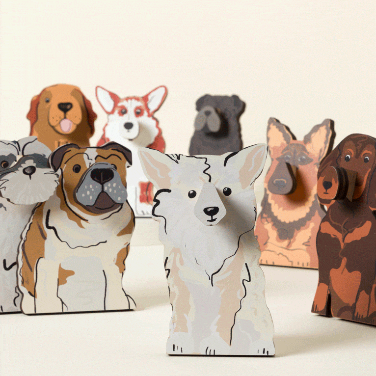 Custom Dog Portrait Pooch Eyeglass Holder – Unique Gift for Pet Lovers