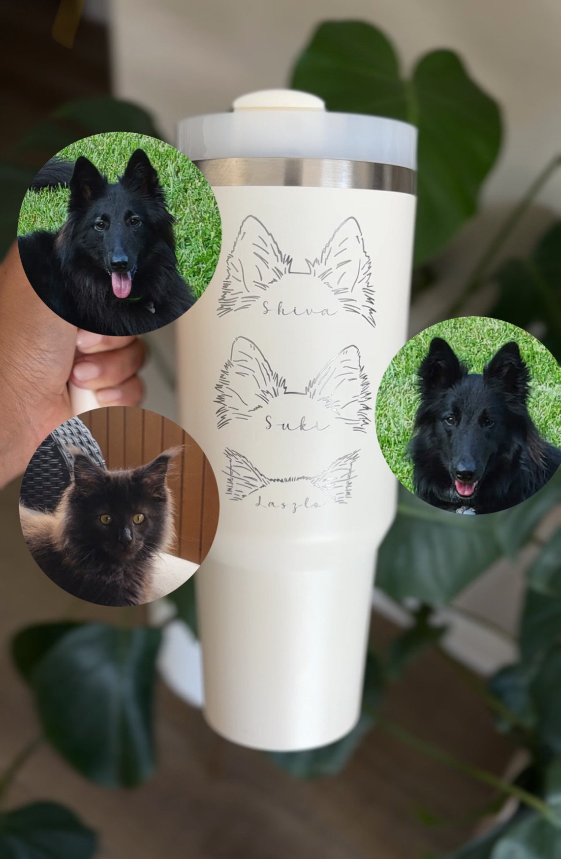 Personalisierte Katzenfutterschaufel mit Namen Geschenk für Tierliebhaber