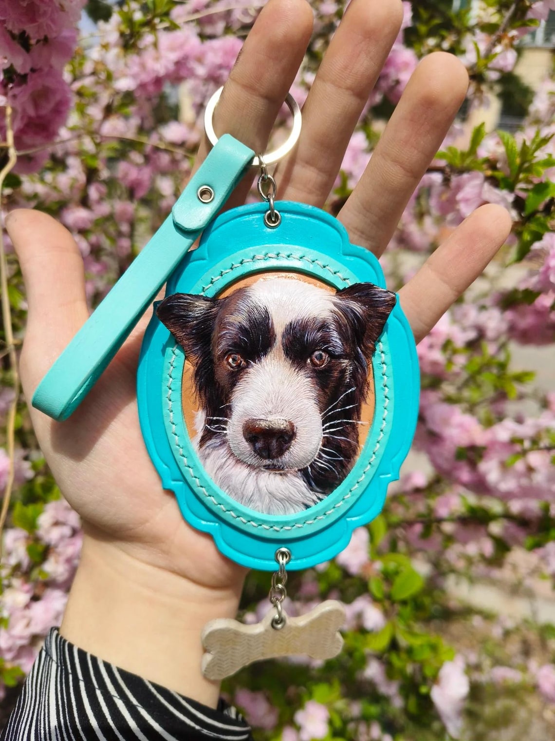 Letrero conmemorativo personalizado para collar de mascota con oreja y nombre, regalo para amantes de las mascotas
