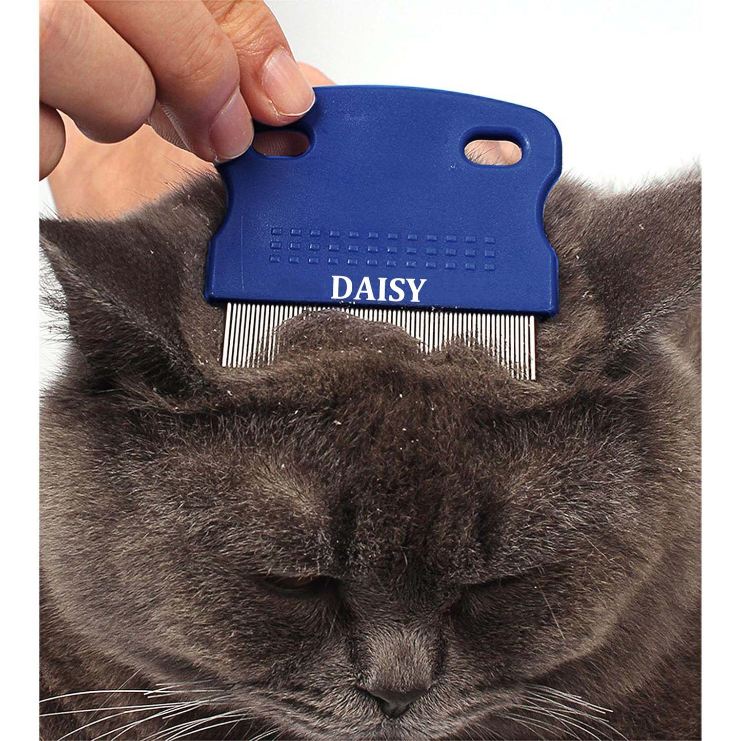 Flea Comb 4Pcs with High Strength Teeth Pet Tear Stain Remover Combs, Pet Dog Cat Grooming Comb Set Effective Float Hair Remover