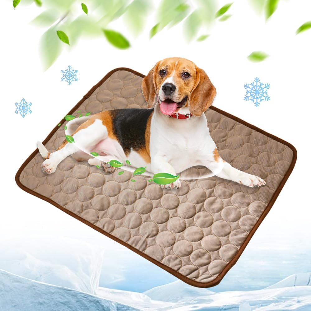 Breathable Cooling Mat for Dogs & Cats – Soft Summer Pet Pad, Washable & Foldable
