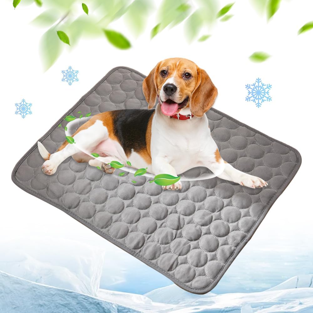 Breathable Cooling Mat for Dogs & Cats – Soft Summer Pet Pad, Washable & Foldable