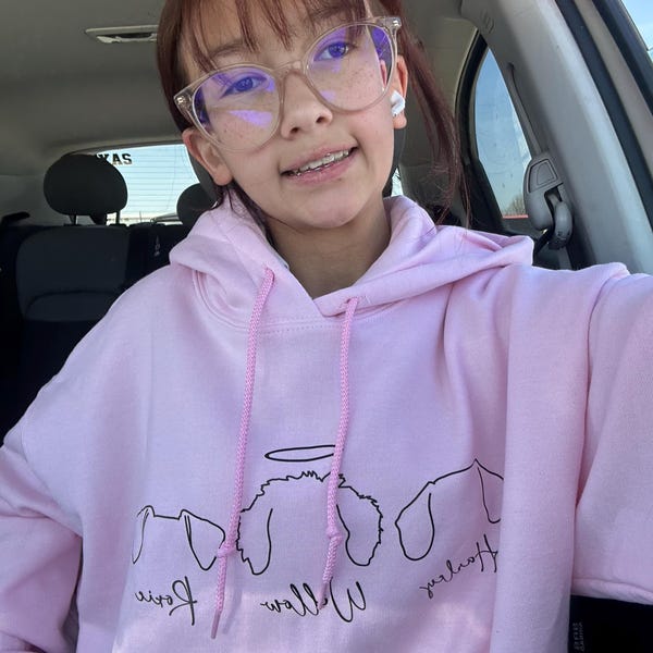 Sudadera personalizada con bordado de cara y nombre de mascota, foto de perro y gato, regalo para amantes de las mascotas