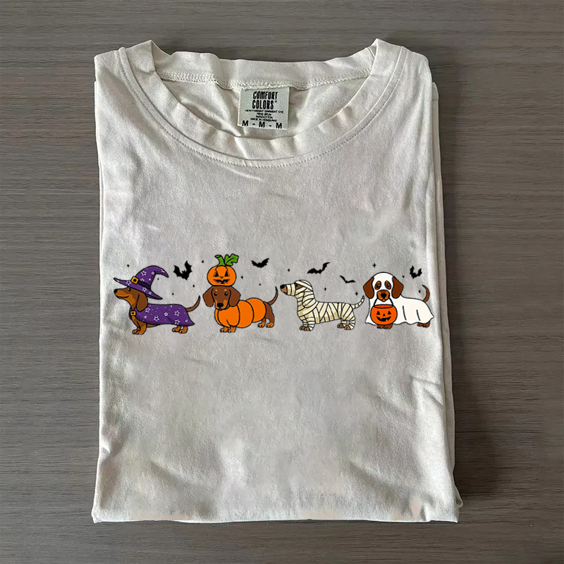 Halloween Dachshund Sweatshirt Spooky Season Hoodie Unique Gift For Pet Lovers